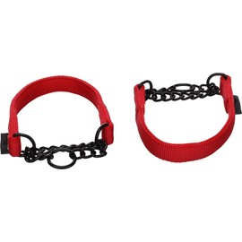 Flamingo Hund Zugg-Stopp-Halsband Trero Rot XS 32-40cm 15mm