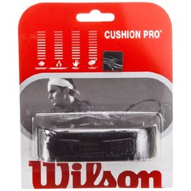 Wilson Sporting Goods Cushion Pro Tennis Racket Replacement Grip, Black