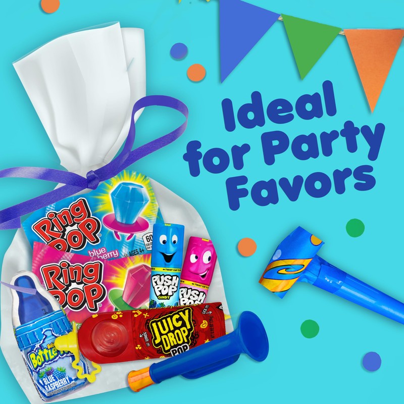 Candy Variety Pack - 12 Count Assorted Lollipops - Ring