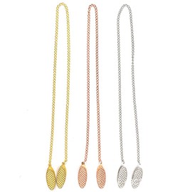 Lasenersm Napkin Clip Bib Holder Clips Napkin Holder Zinc Alloy Necklace Napkin Holders Contemporary Silver, Golden, Rose Gold