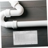 Gatuida Stainless Steel Air Vent Cover Durable Louvered Extractor Fan