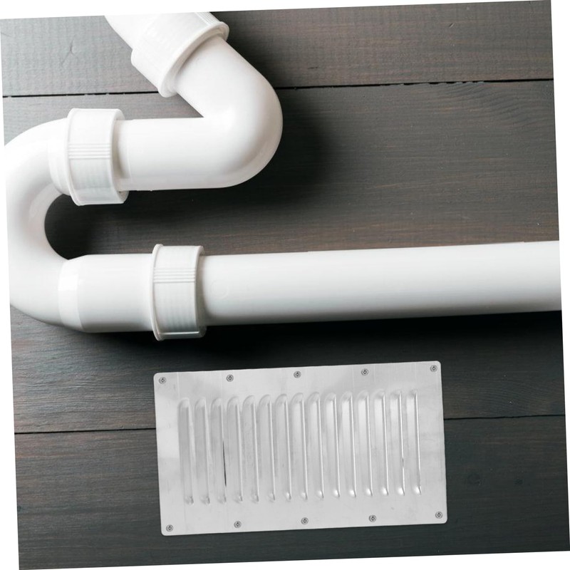 Gatuida Stainless Steel Air Vent Cover Durable Louvered Extractor Fan