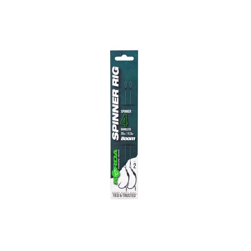 Korda Spinner Rig | Barbless Size 4 | Ready Tied