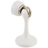 SOSS Zinc Magnetic Door Stop with Hidden Screw Mounts, White