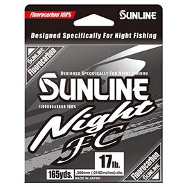 Sunline 63043054 Night FC 17lb 165yd Clear Blue 165yd 17lb