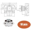 TOOSOAR Pack of 10 Push Button Catch Door Lock, Door