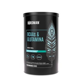 Birdman BCAAs  L-Glutamina Ratio (BCAA 211) 100 Vegetal, (Vegano), 0 Carbohidratos, con Vitamina B12, Minerales, Vitamina C, Sabor Mora Limn  30...   