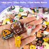 110Pcs Non-Repeat Cartoon Silicone Focal Beads for Pens, Random Focal