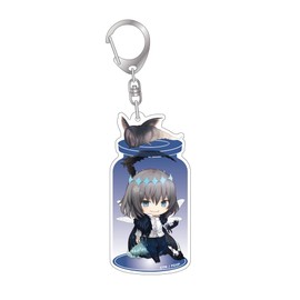 Arger Non-Products Fate/Grand Order Characteria Acrylic Key Holder, Pretender/Obelon Vortigan, Approx. W 2.0 x H 3.3 inches (52 x 85 mm), Acrylic, Metal
