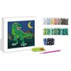 Ursus 43530001F Diamond Painting Picture, T-Rex, Set with Acrylic Diamonds,