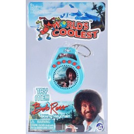 Super Impulse Worlds Coolest Bob Ross Talking Keychain