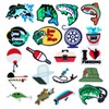 Fishing Shoe Charms, for Boys Girls Teens Men adult