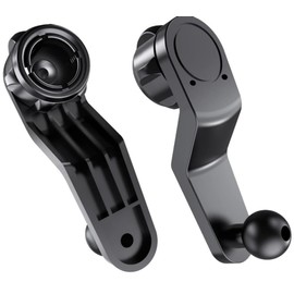 YFFSFDC Ball Mount Extension Arm 17mm Joint Extension Arm 360 Degree Rotation Cell Phone Holder Air Vent Stand 2pcs