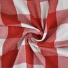 Short Christmas Curtains for Windows Treatment Buffalo Check Plaid Valances