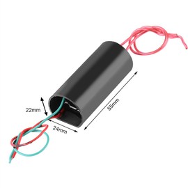 High Voltage Transformer DC 6-12V to 80KV Boost Step-up High Power Module, High Temperature Igniter High Voltage Generator 80000V