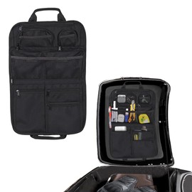 REARACE Tour Pack Trunk Lid Organizer Bag Pouch Fit for Street Glide Road King Road Glide Electra Glide Touring Travel