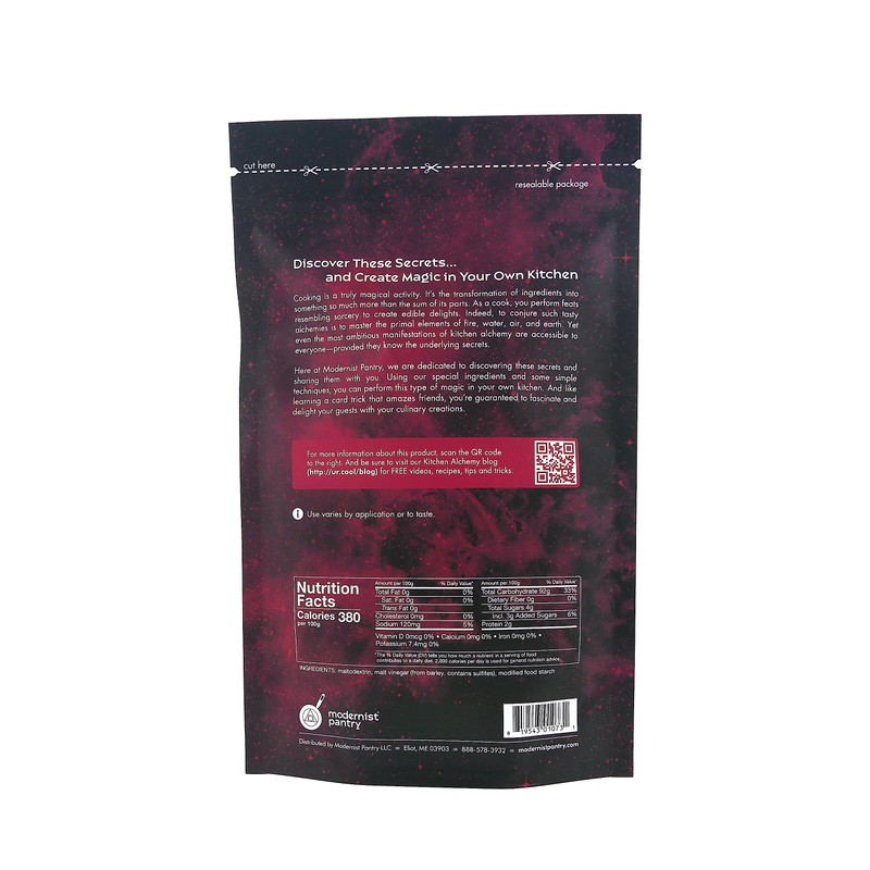 Malt Vinegar Powder Vegan OU Kosher Certified - 400g/14oz