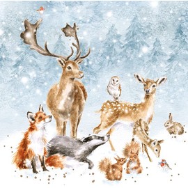 Wrendale Designs by Hannah Dale - Winter Wonderland - Christmas Card Box Set - Pack of 8