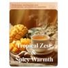 LOOMICA Mango Ginger Tea Bags, Caffeine-Free, Spiced Herbal Tea with