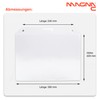 Magna-C Magnetic Case with Strong Neodymium Magnets | Transparent Document