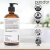 PURA D'OR 16.9 Oz ORGANIC Castor Oil (GLASS BOTTLE) 100%