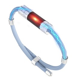 TRAOO Anti-Static Bracelet, Fashionable Design, Anti-Static, Bangle Bracelet, Men's, Women's, Waterproof, Dustproof, Anti-Slip, 5.1 - 8.7 inches (13 - 22 cm), Adjustable, Unisex, For Fall, Winter and
