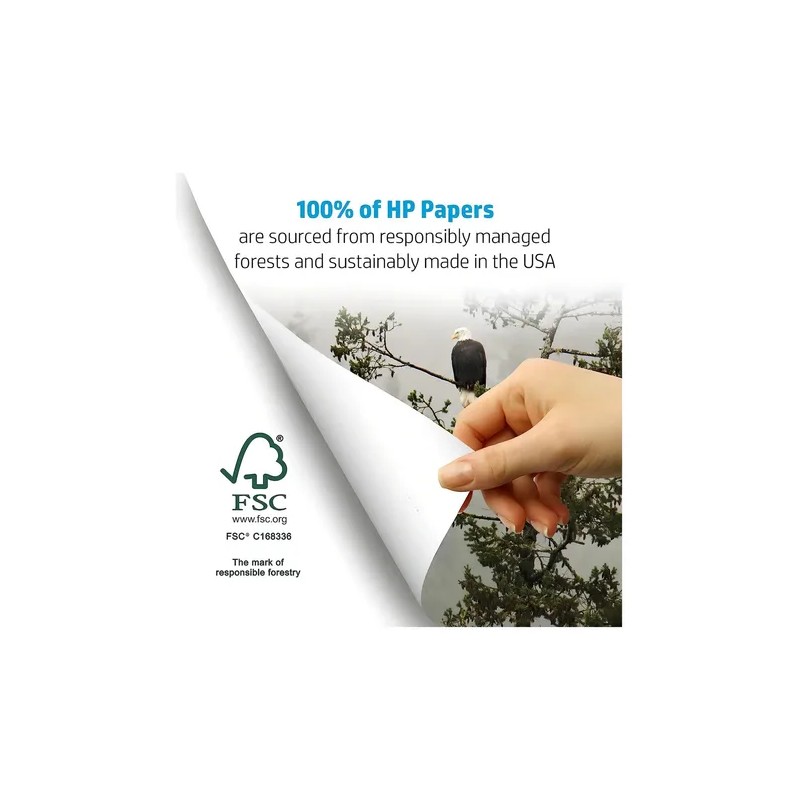 Papel Bond Hp Office 20 Blanco 75 Gramos Carta 500