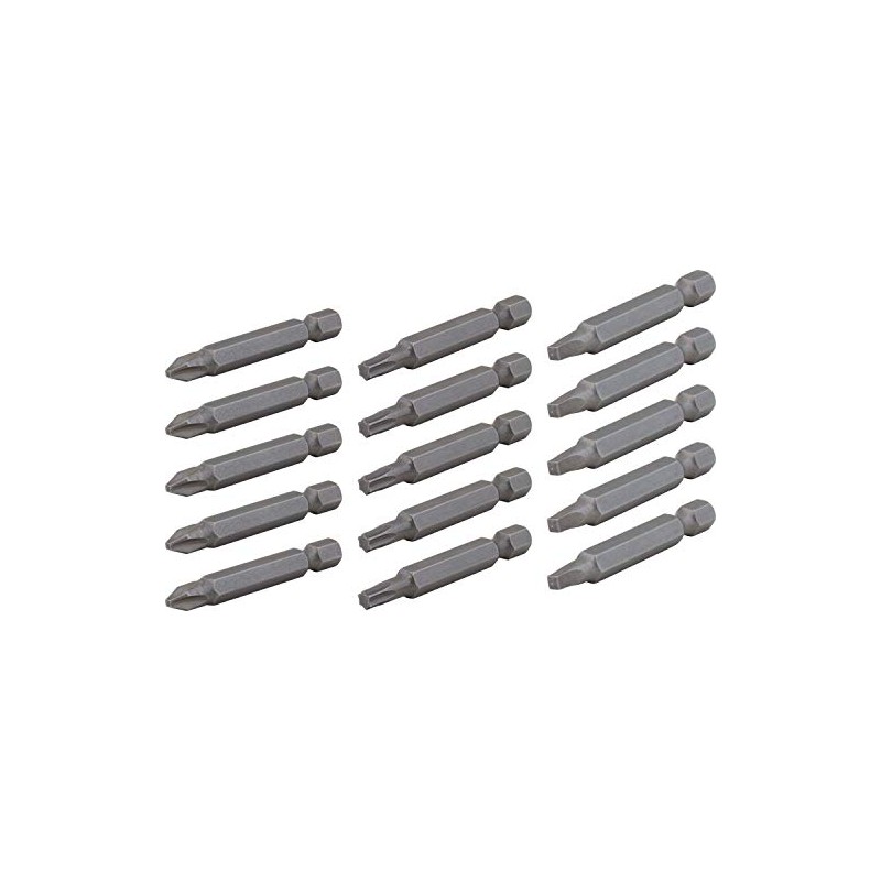 CRAFTSMAN 2-in Phillips, Square/Robertson Torx Screwdriving Drill Bit Set (15