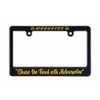 MOONEYES Share the Road with Motorcycles_NF-MG130MSH-MON License Plate Frame for