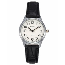 MANIFO Women’s Classical Arabic Numerals Analog Quartz Wrist Watch Black