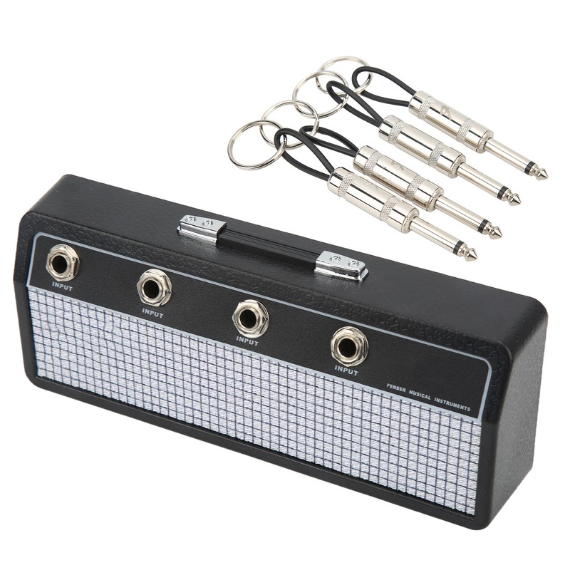 Guitar Plug Storage Box Wall Mounting Guitar Amplifier Key Holder