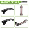 partszen Door Handle Cover Fits Gloss Black for GMC Sierra
