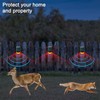 QXMH Solar Outdoor Motion Sensor Alarm-112db Motion Detector Alarm Light,Alarm