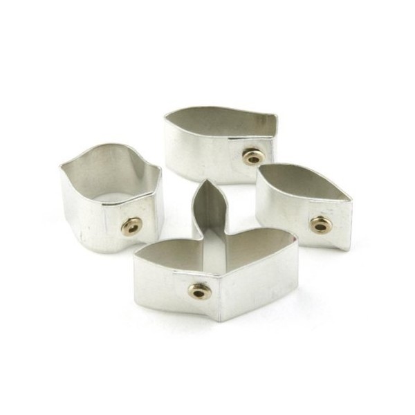 MyTinyWorld Set of 4 Metal Dendrobium Parish Orchid Craft Cutters