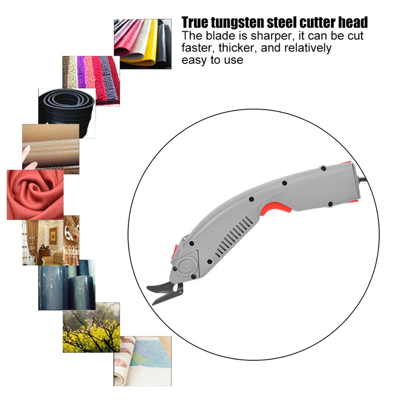 Electric Tailor Scissors Needlework Cutter Garment Fabric Cutting Tool