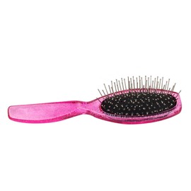 Sophia's Doll Hair Brush, Ideal for Dolls with Synthetic or Wig-Like Hair, Sized for Smaller Hands, in Glittery Hot Pink