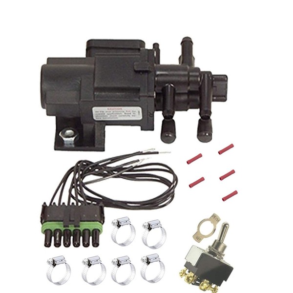 DUAL TANK Gas/Diesel SELECTOR SWITCHING VALVE KIT/CONNECTOR TOGGLE MAIN AUXILIARY SWITCH OVER W/Instructions U7000 FV5 Professional Fuel Tank Selector Valve Brand: SMP/Standard Motor