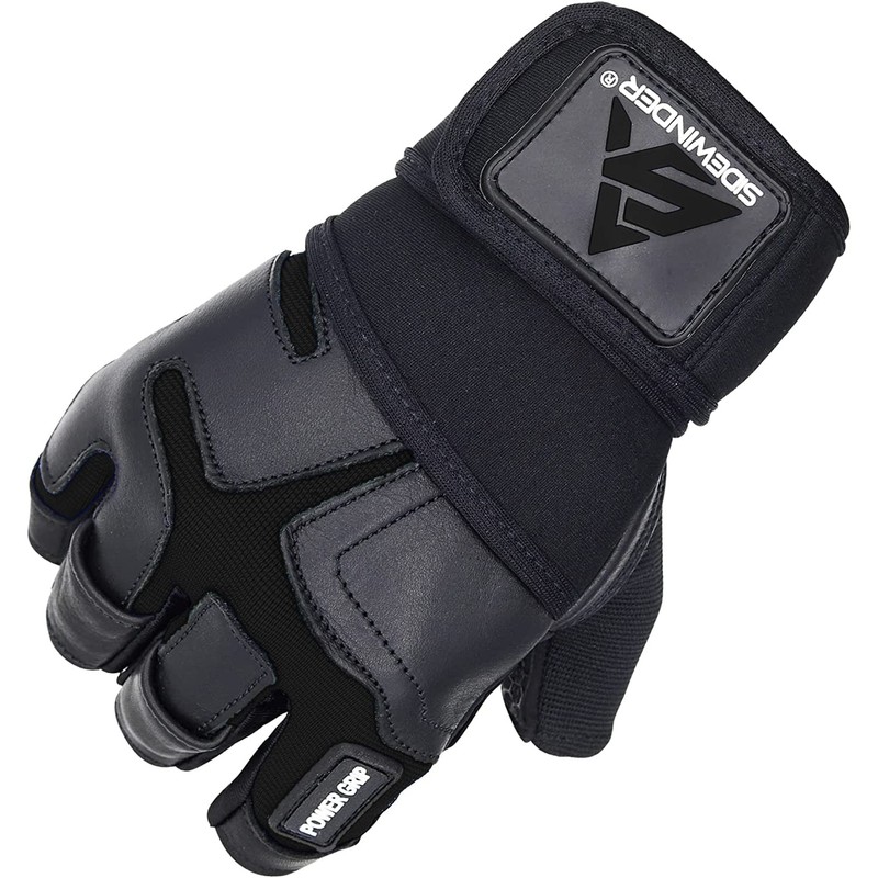 Sidewinder Workout Weight lifting Gloves with Wrist Wrap Support for