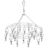 20 Clip Socks Rack Underwear Drying Hanger Stainless Steel Clothes