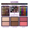 Kit De Maquillaje Profesional Paleta De Maquillaje+cepillos Desnudo