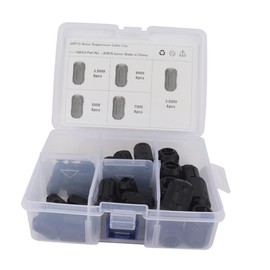 FELTECHELECTR 40 Pack Wraps Noise Filters Ferrite Core Ring Removable Ferrite Core Cable Plastic Clip Parts