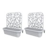 24" Privacy Planters (S/2) - White