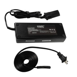 HQRP 12V 10A Heavy Duty Converter Compatible with Wagan 9903, 2227 Ceramic Heated Travel Mug, 2360 Cafe Express Thermos, 2429 10.5 Liter Mobile Office Thermo-Fridge Warmer AC DC Adapter Car Charger