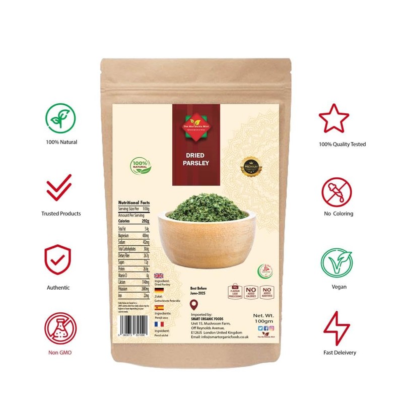Dried Parsley ( 100g / 3.52oz ) | Parsley Herb