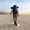 COSTWAY 2 Pack Telescopic Trekking Poles, Portable Aluminum Hiking Sticks,