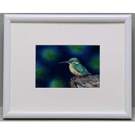 Saikosha Figurine - 22 x 27 cm Saikosha Cloisonne Frame Kingfisher 111-06