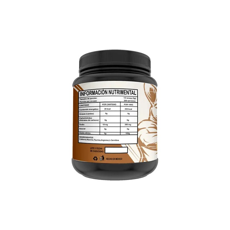 Aminoacidos Bcaas Klokan 1kg 200 Servicios Varios Sabores