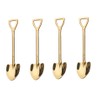 4 Pack Dessert Spoon 6 inch Shovel Shape Stainless Steel