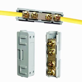 YNSSJY 10PCS 10 AWG Gauge Wire Connector Nut Kit, 60 Amp Splicing Quick Wiring Connection Terminal, Spree Splice Connector Box Snap Wire Connector for Industrial Equipment