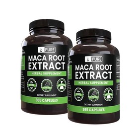 Pure Maca Root Extract Capsules PURE ORIGINAL INGREDIENTS Maca Root, 2 units, 365 tablets / 퓨어 마카 루트 추출물 캡슐 PURE ORIGINAL INGREDIENTS Maca Root, 2개, 365정